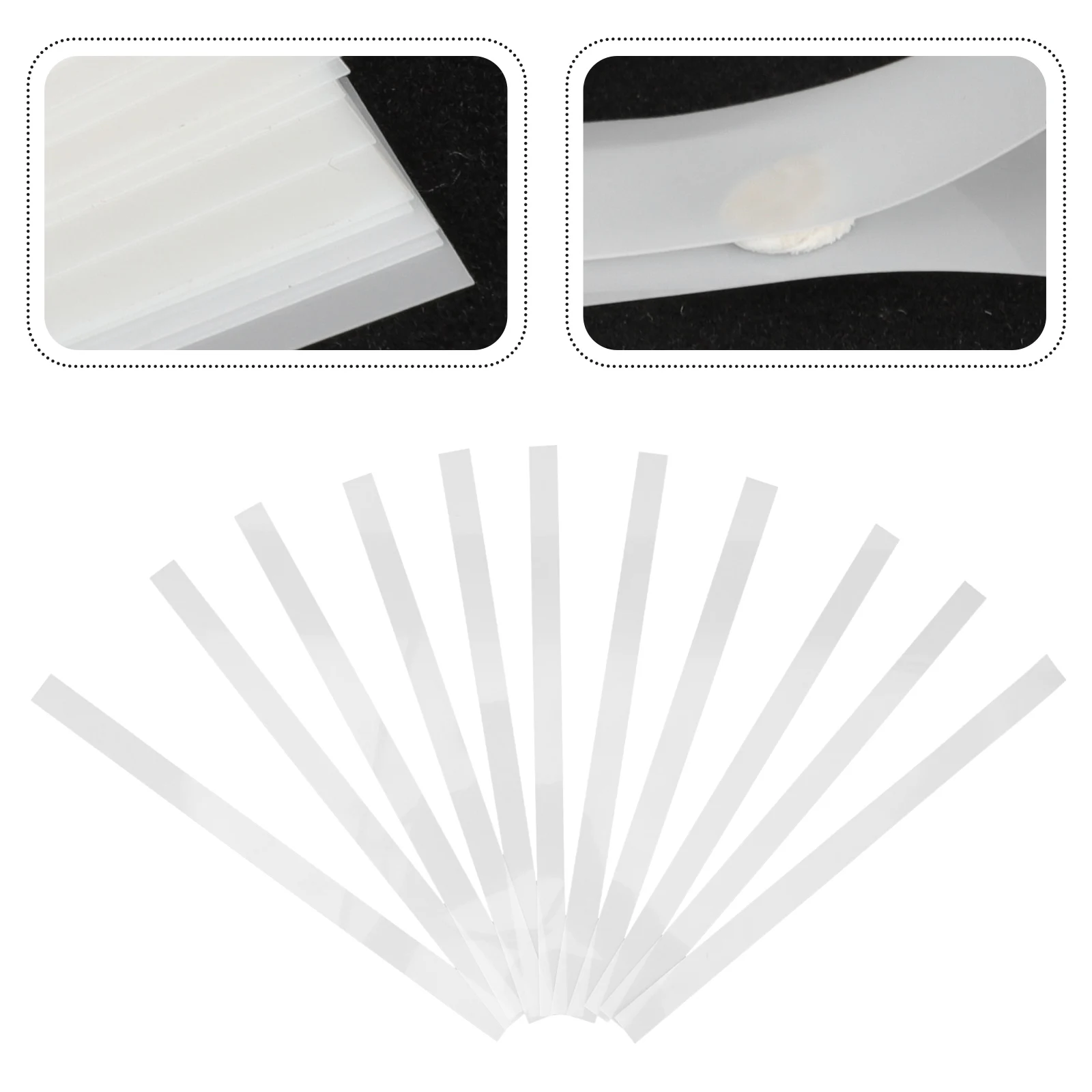 

20 Pcs Snare Drum Ring The Strings and Pull Strips Parts Belt Wire White Straps