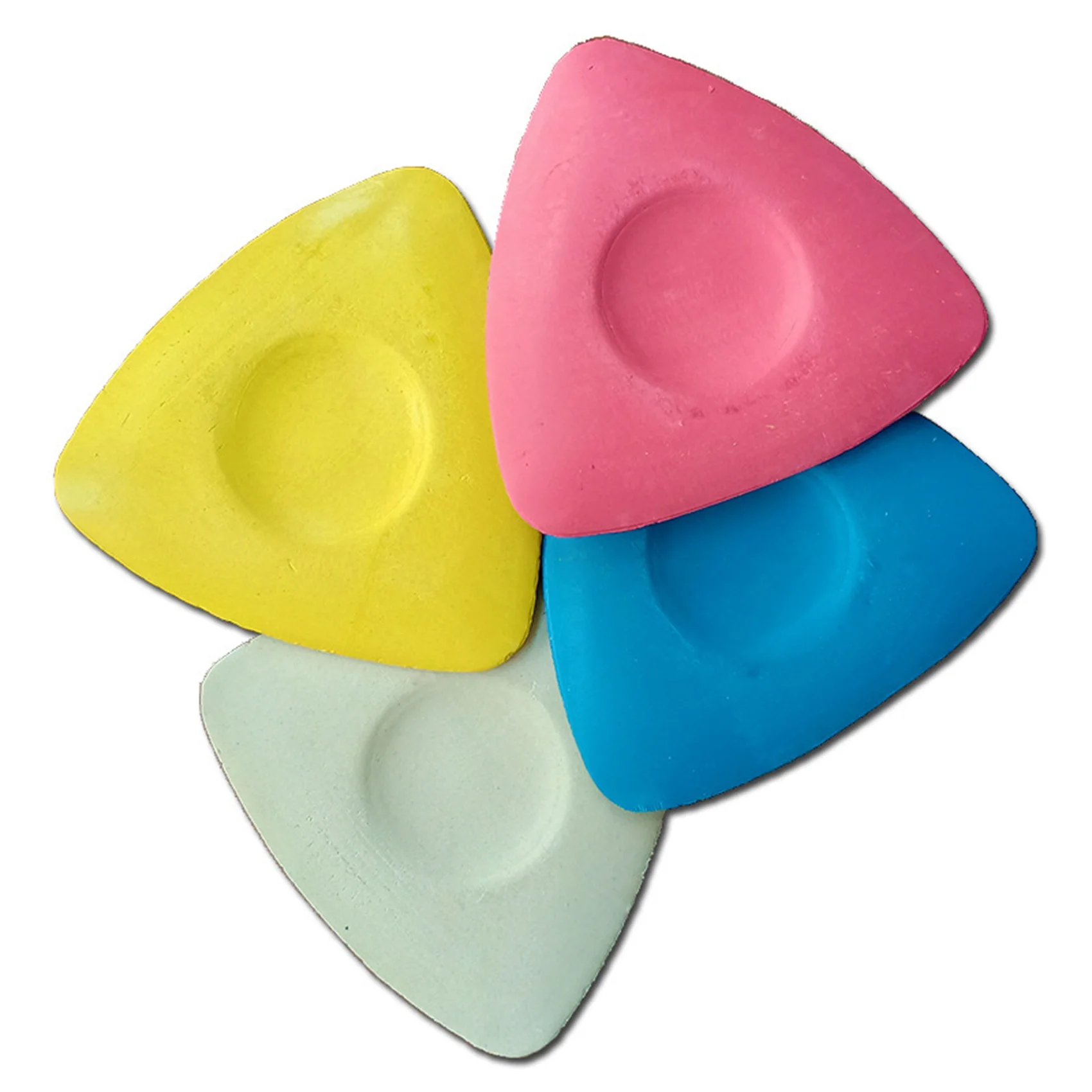 ABHU 10PCS Professional Triangular Chalk Sewing Fabric Chalk Colored Triple-Cornered Hard And Unbreakable Painting Powder