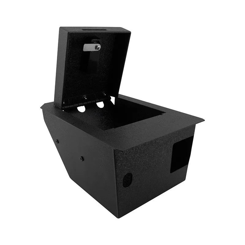 Tesla Cybertruck Armrest Safe Box Carbon Steel Password Storage Case Interior Upgrade