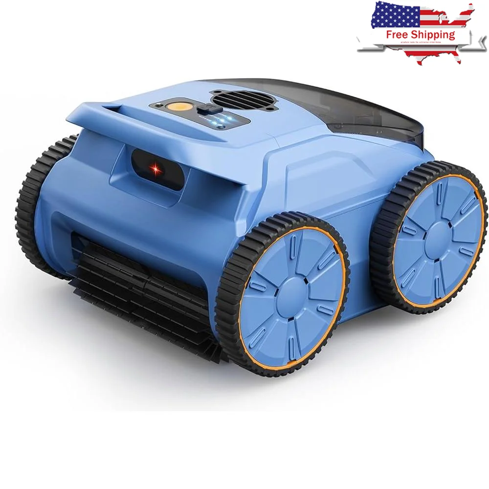 Kabelloser Pool-Staubsauger-Roboter, oberirdische Pools, intelligente Navigation, leistungsstarke Filtration, robuste Schmutzreinigung