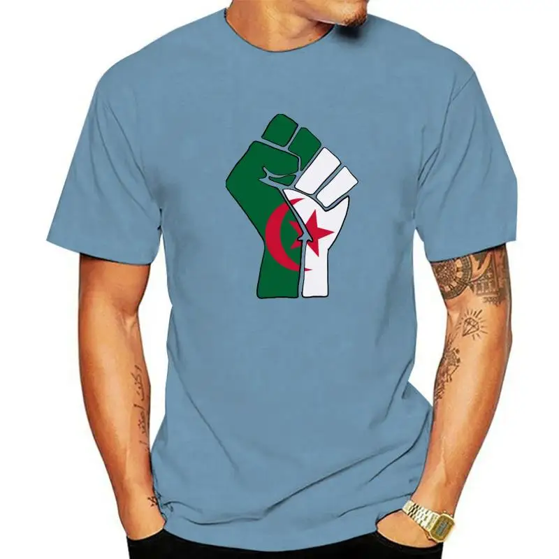Camiseta de algerie para hombre, ropa de calle divertida, hip-hop, harajuku