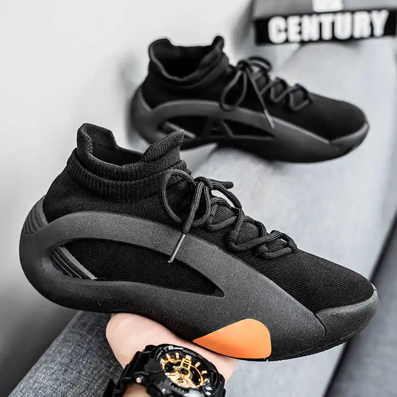 Suola in gomma Autunno-primavera Sneakers bianche Uomo Tessuto Gioventù Tennis Scarpe da uomo Modelli Sport Topanky Speciale Carattere Tens largo