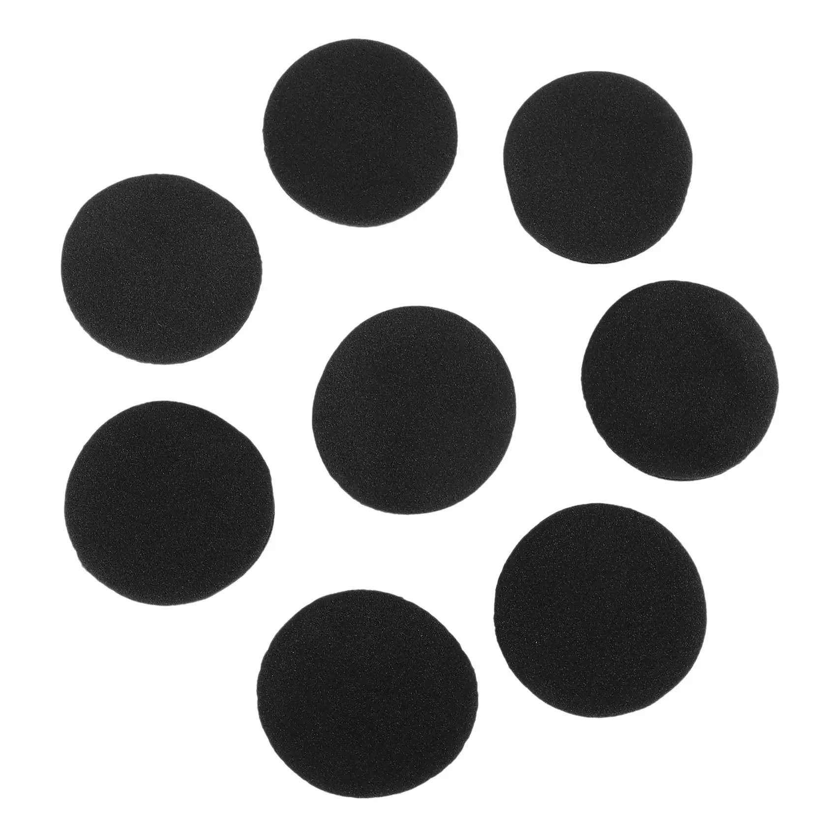 رغوة استبدال سماعة وسادة يغطي ، سماعة و سماعة ، أسود ، 60 مللي متر ، 4 زوج