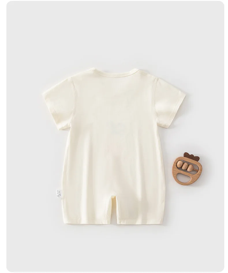 Lightweight And Breathable Baby Romper Cute And Versatile Infant Clothes Summer Fruit Printed Casual Toddler Jumpsuit