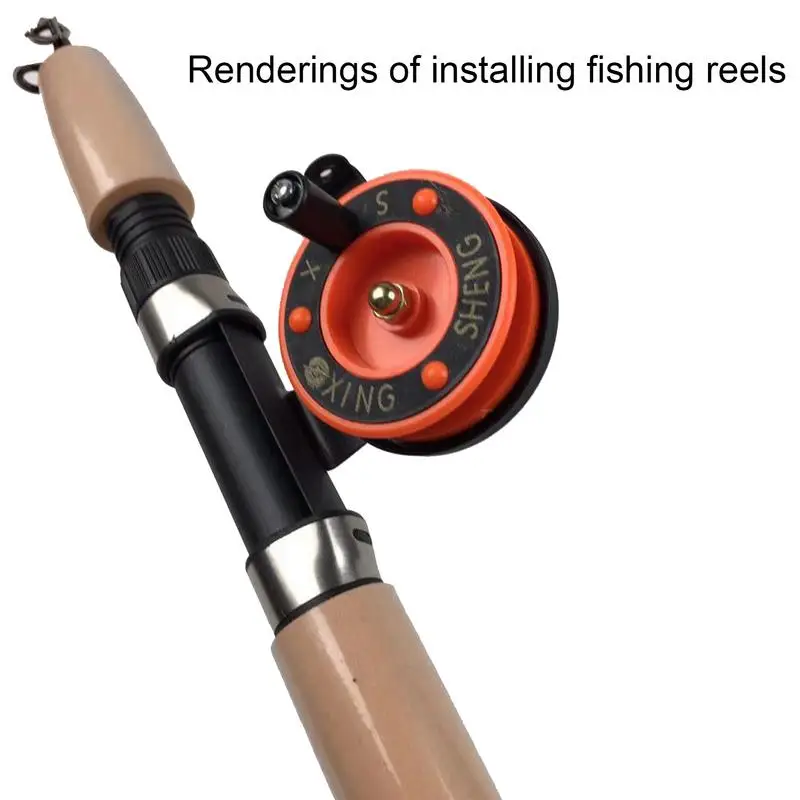 Ice Fishing Rod And Reel Telescopic Fishing Pole Winter Ice Fishing Gear Winter Fishing Rod Ice Fishing Combos For Trout Walleye