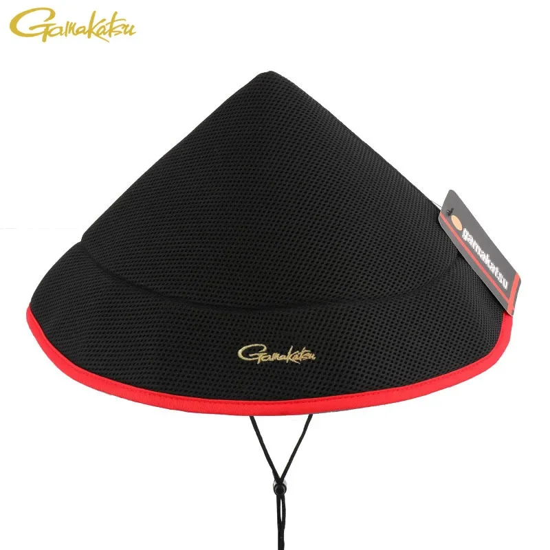 Gamakatsu sombrero de pesca para hombre, gorra de ala ancha transpirable con cubo, ropa de pesca, protección solar, kayak, verano al aire libre