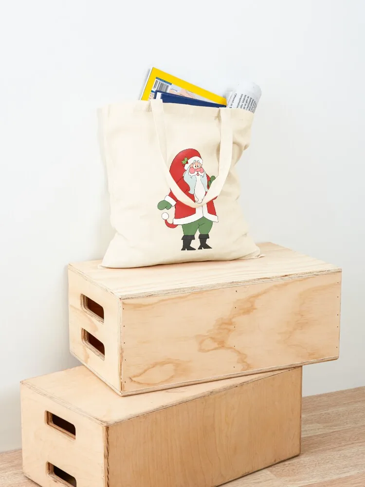 Santa Claus Tote Bag Canvas tote bag men's great bag Gift
