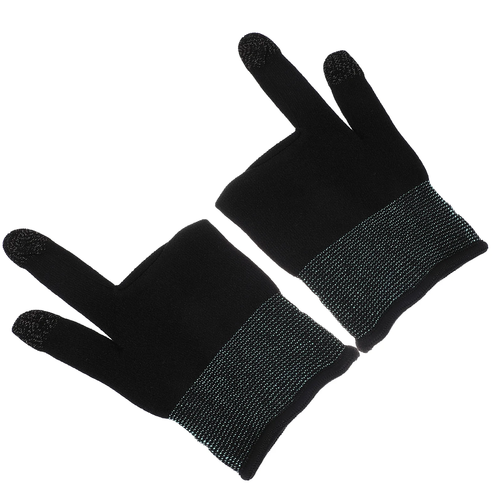 زوج واحد من قفازات الألعاب المحمولة قابلة للتنفس وخفيفة الوزن وأكمام أصابع رفيعة للغاية ومضادة للعرق قفازات ألعاب بأكمام أصابع للألعاب #2