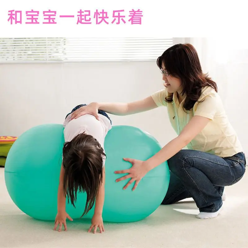 Portable Peanut Fitness Capsule Ball Explosion Proof Eco Thick Yoga Ball Sensory Training Body Massage Workout Equipment