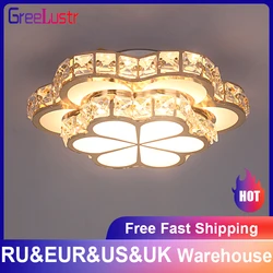 Modern Led Crystal Ceiling Chandelier Lights Gold Lamp For Kitchen Lustre Decorative Lighting Hanging Ceiling Fixture Luminaires