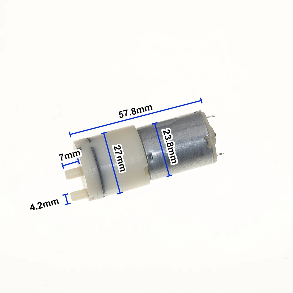 Micro 280 Air Vacuum Pump DC 3V 3.7V 4.2V Large Air Volume Vacuum Pump Negative Pressure Oxygen Pump