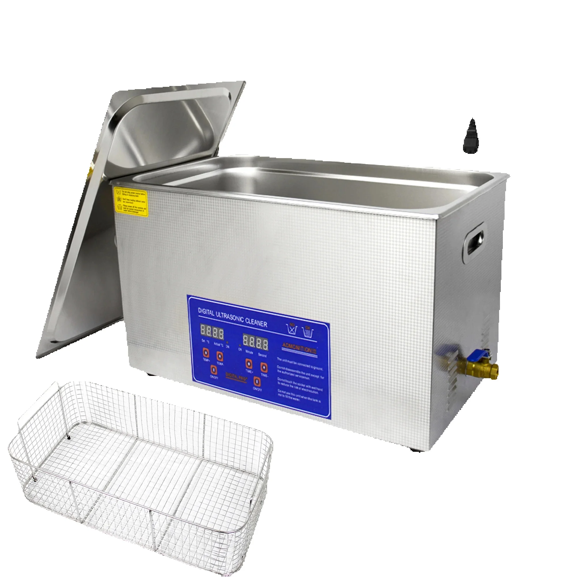 Unmui 2L/3L/6/10/15/30L Ultrasone Reiniger Digitale Verwarming Roestvrij Staal Ultrasone Reinigingsmachine 40KHZ Huishoudapparaat - afbeelding 2