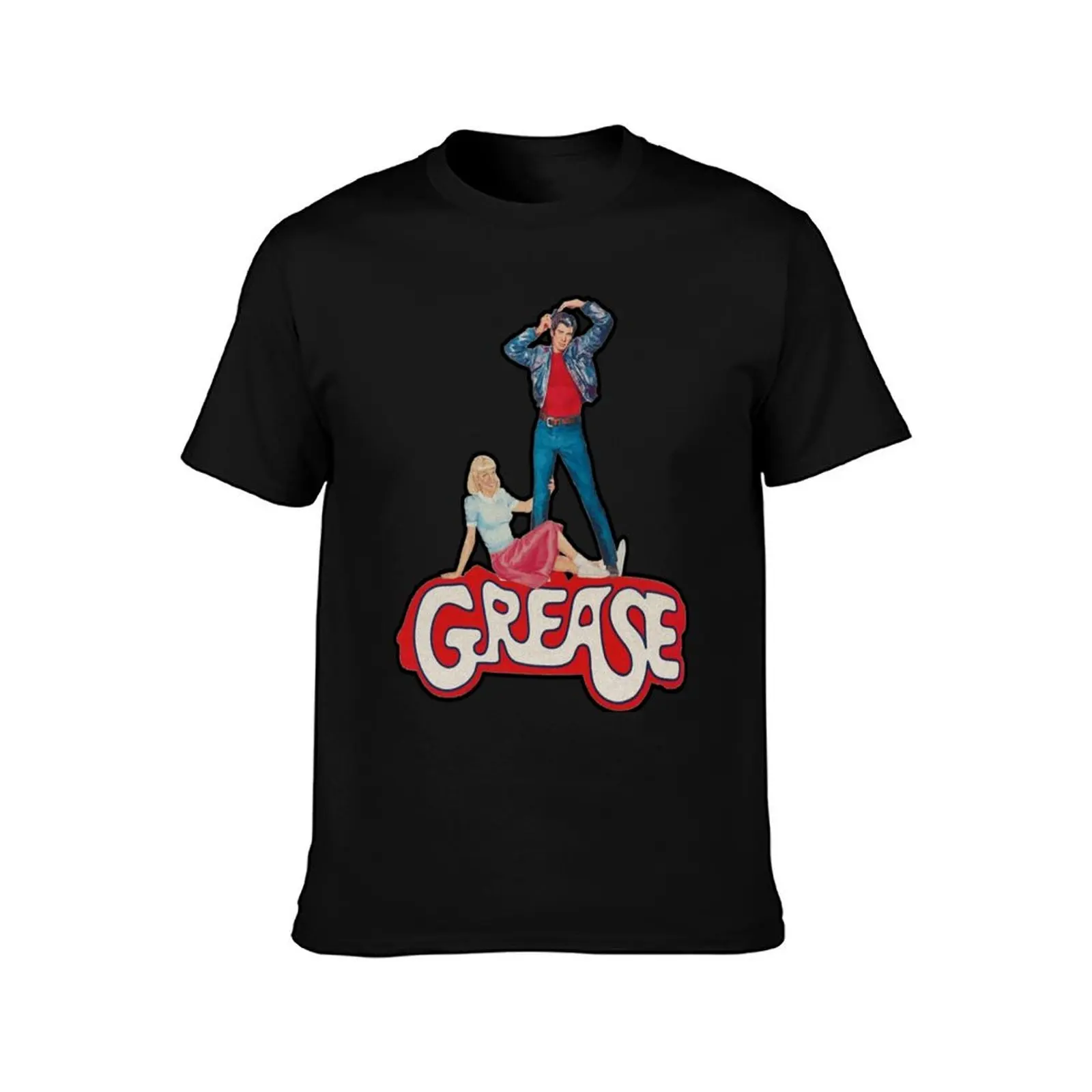 Grease classic movie Classic . T-Shirt Casual Soft Cotton Short Sleeve Tee T-Shirt