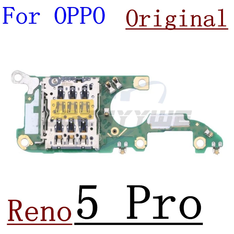 USB Charging Port Board Dock Plug Connector+SIM Card Holder Socket Flex Cable For OPPO Reno 5 6 Reno5 Z F Reno6 Pro Lite 4G 5G