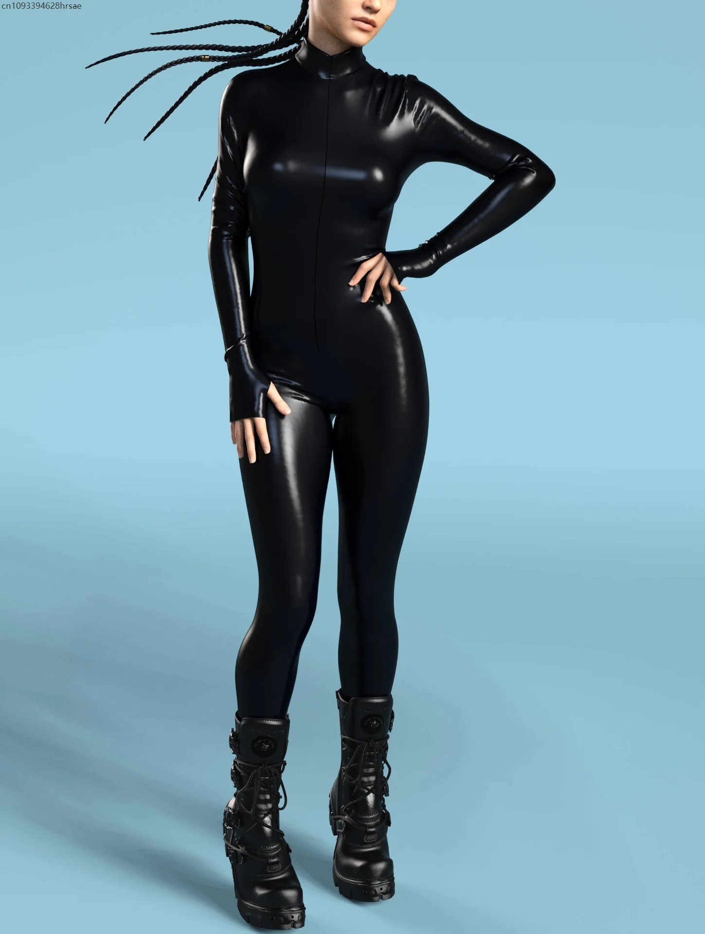 

2025 Sexy Black Jumpsuit Halloween Punk Cosplay Zentai Suit Holiday Party Bodysuit Nightclub Catsuit Rave Suits Cycling Outfit