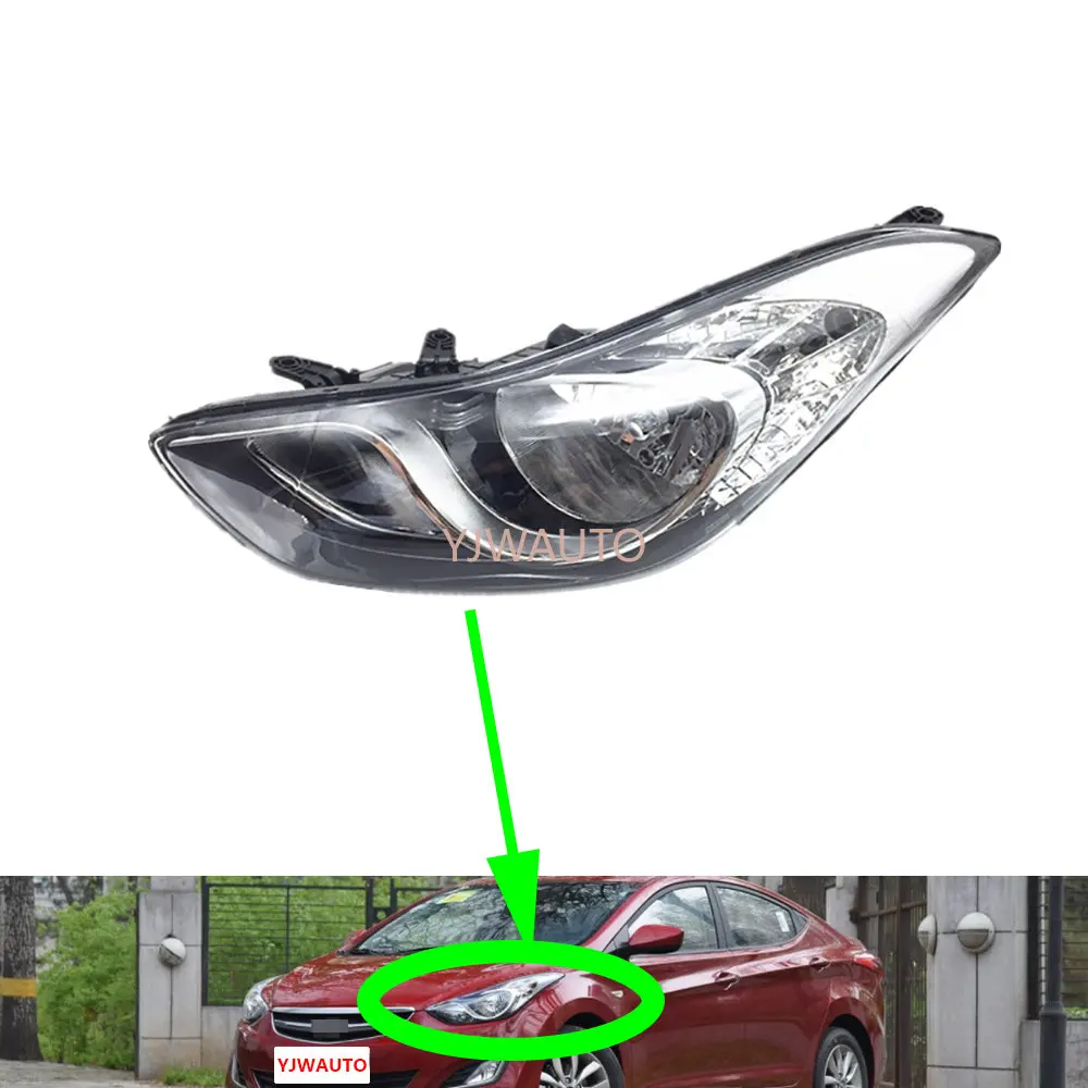 

Headlights For Hyundai Elantra 2011~2016 Car Headlamp Assembly Daytime Running Light Auto Headlamp Whole Car Light Assembly