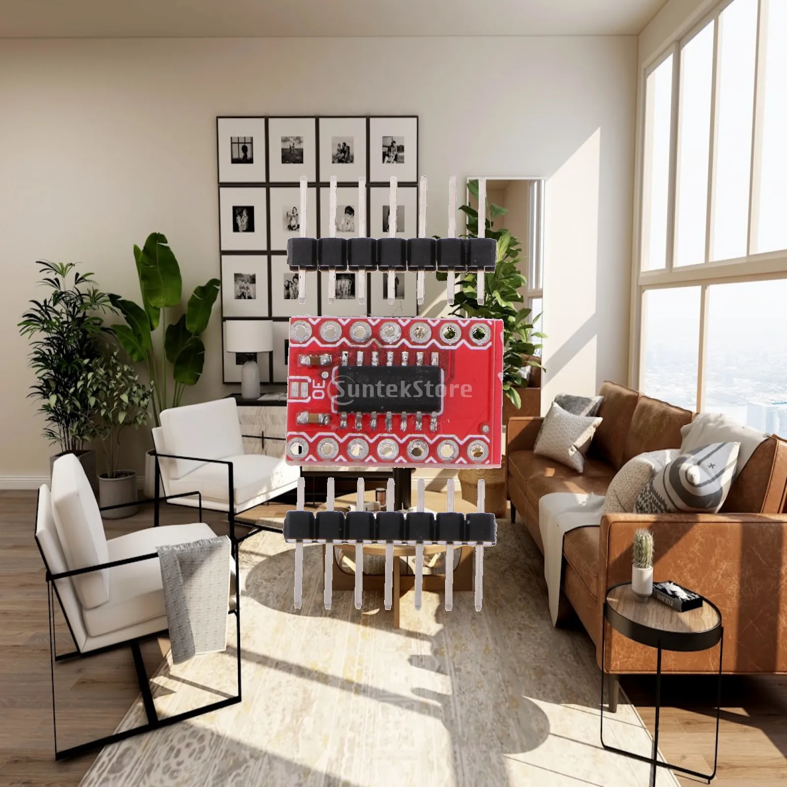 Bidirectional Voltage Module Plastic TXB0104 Breakout Board Level Translator for Microcontroller Circuits