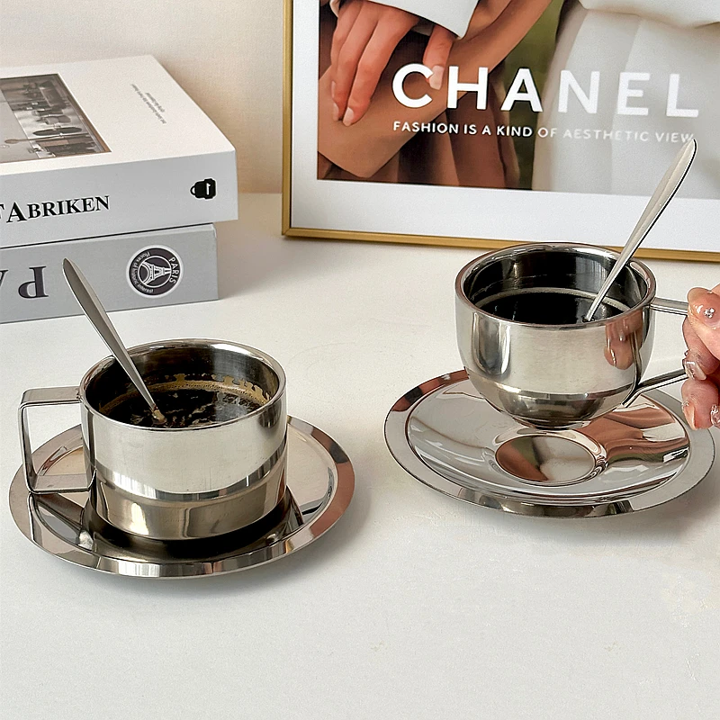 Juego de tazas de café Vintage para juego de tazas, tazas plegables de silicona para café, porcelana plegable de lujo Tania Bulhoes