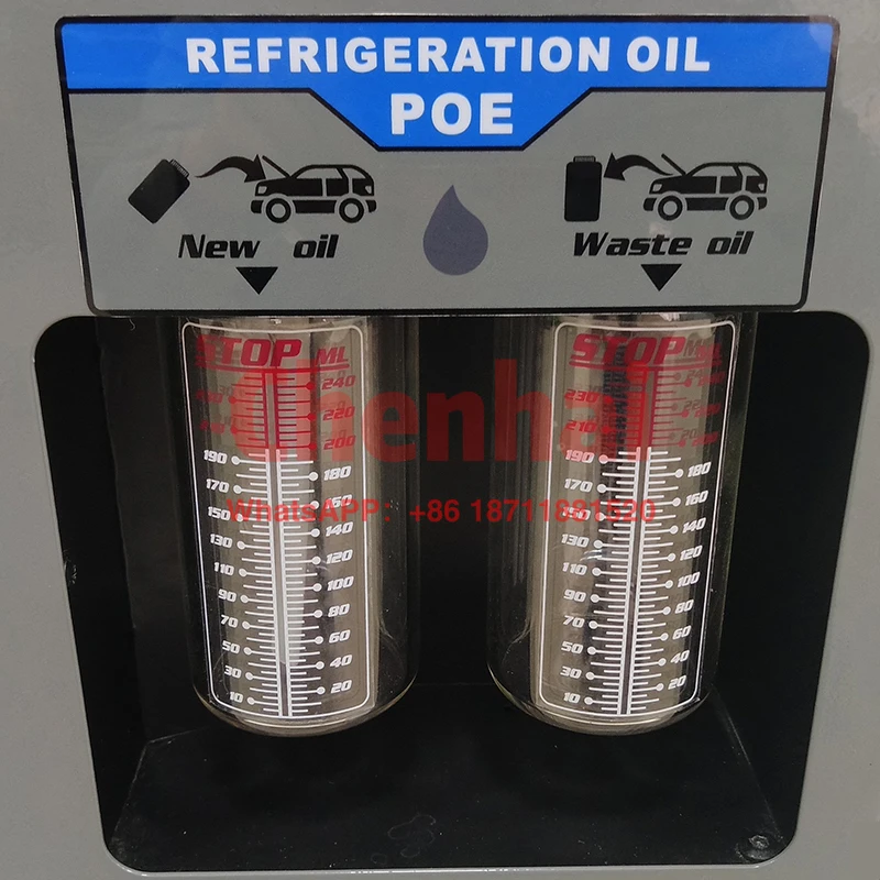 HPMM A/C Recovery Machine AC656 A/C Recycling & Recharger R-134A Refrigerant Recovery, Recycling And Recharging Machine For Car