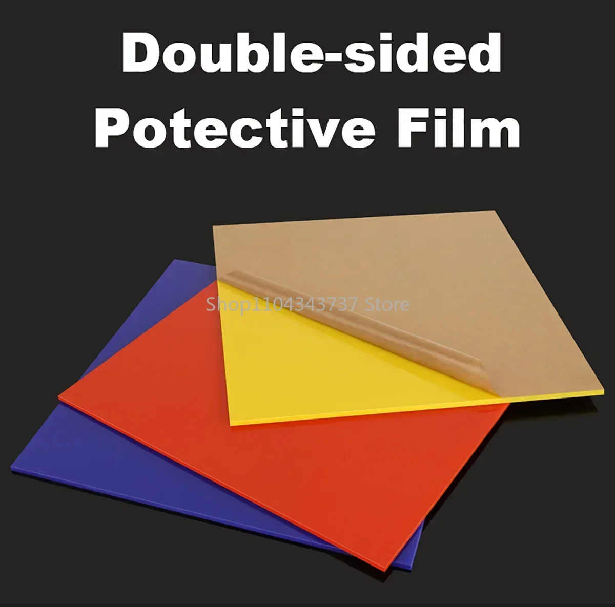 Colorful Acrylic Board Colored Plastic Sheet 100x100-300x400mm Thick 1-20mm DIY Building Model Craft Picture Frame Processing