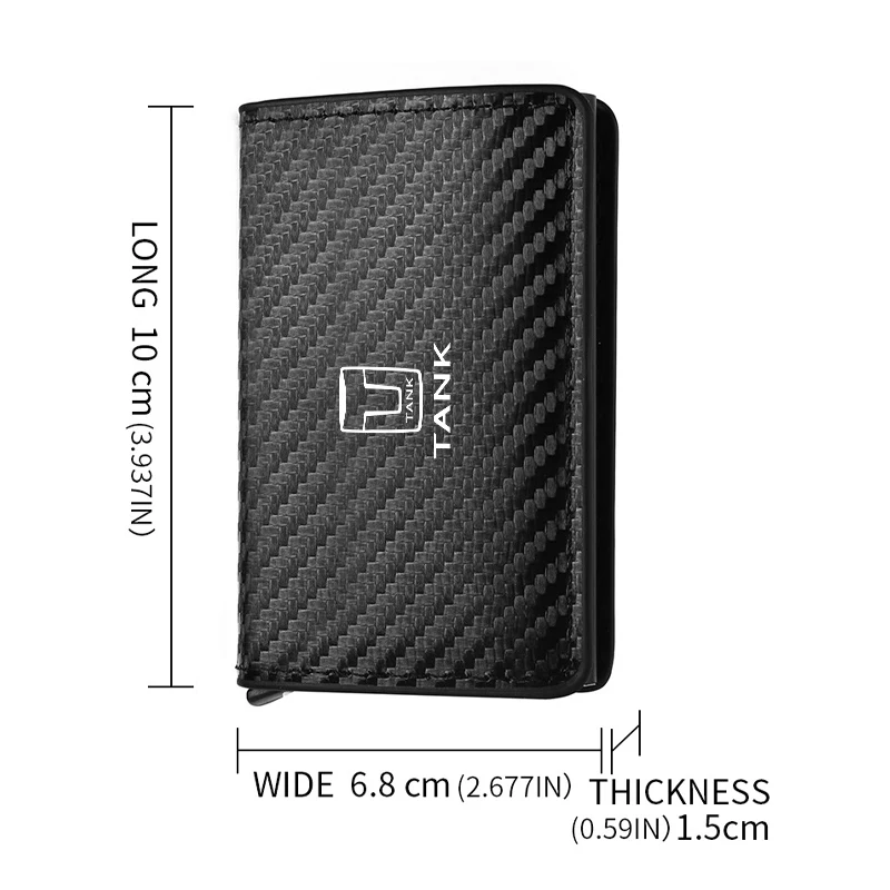 Car Rfid Wallets Automatic Pop-up Bank Credit Cardholder Case For Great Wall GWM Tank 300 City 300 Border 400 500 PHEV 700 800