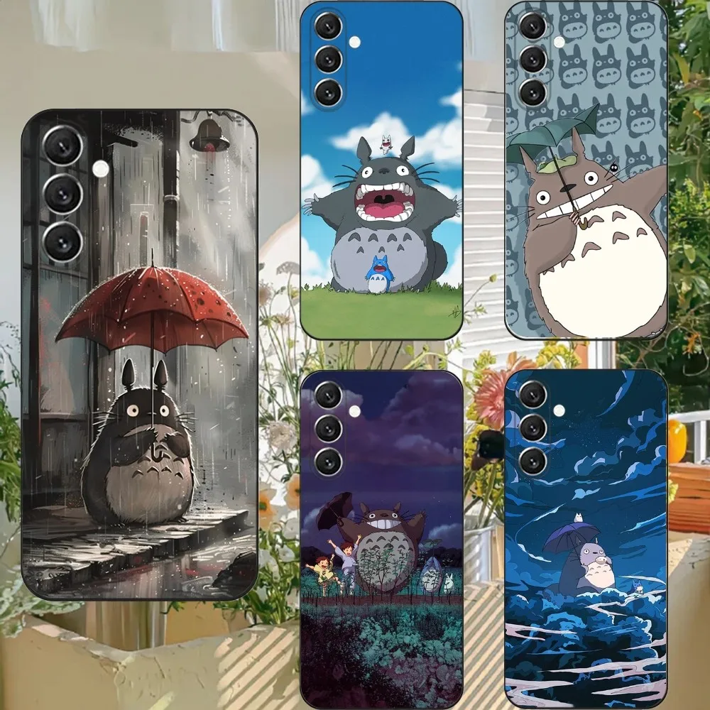

Cartoon T-Totoro-ES Phone Case For Samsung S25,S24,S21,S22,S23,S30,Ultra,S20,Plus,Fe,Lite,Note,10,9,5G Black Cover