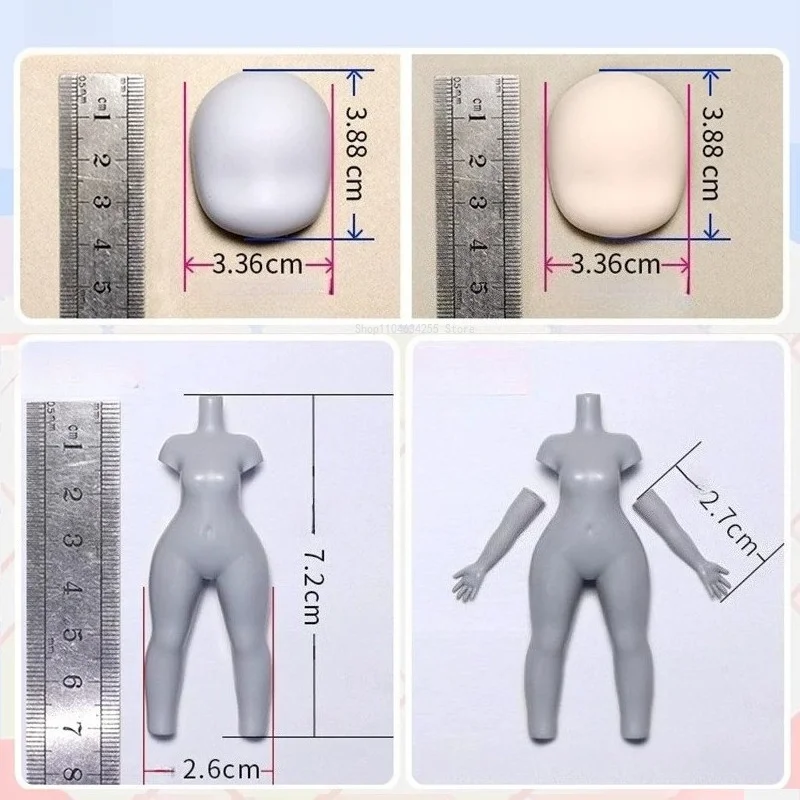 Q Style Figure and Face Mold Set Ultra-light Clay Silicone Molds Animation DIY Handmade Cartoon Character BJD Doll Face Mold
