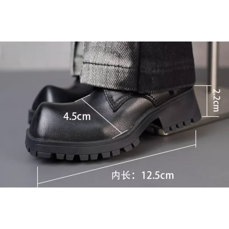 BJD 人形の靴 ID75 人形ファッション靴黒革の靴人形アクセサリー DIY ギフト