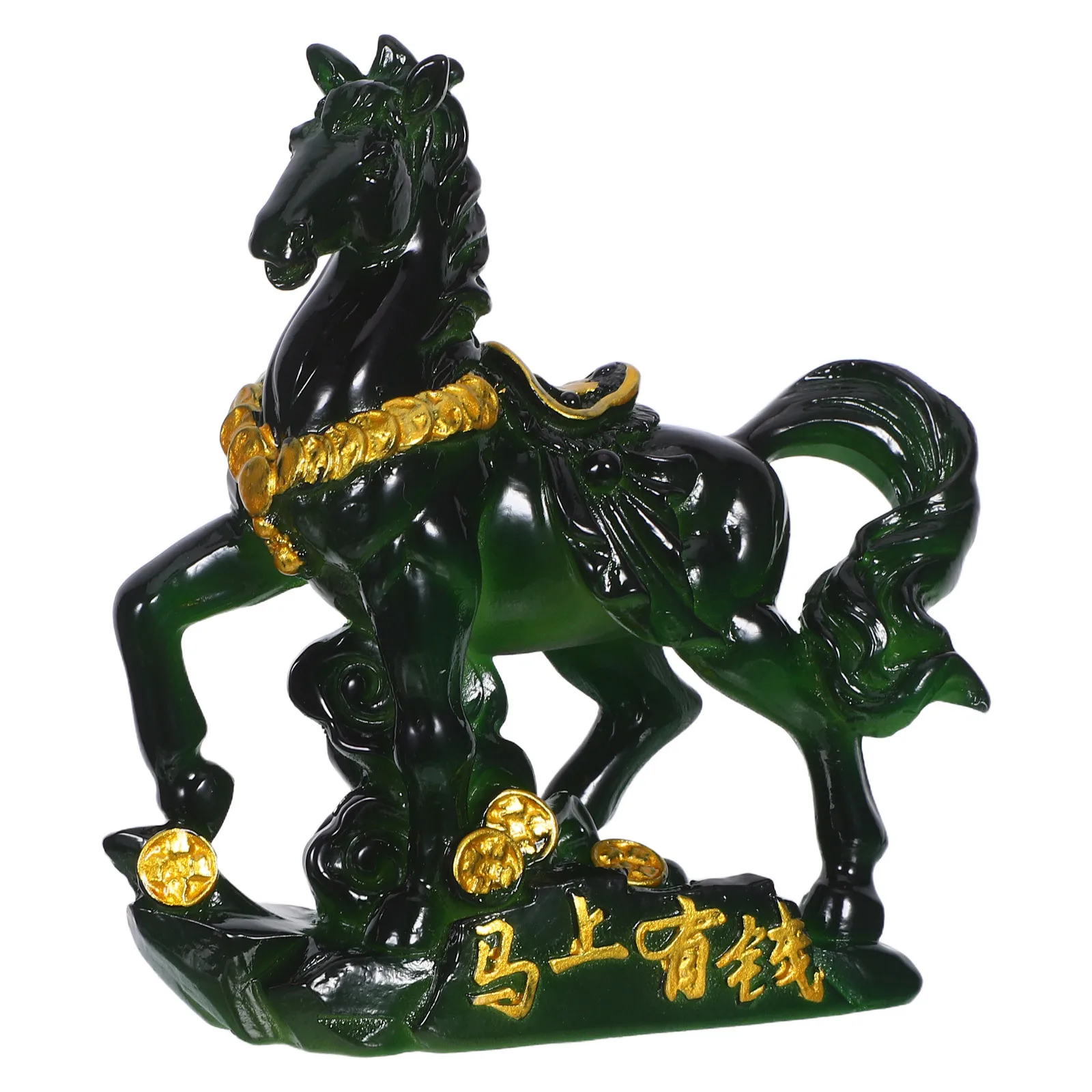 

Tea Pet Color Changing Horse Chinese Miniature Statue High Temperature Change Gongfu Tea Ornament Desk Table Home Decor