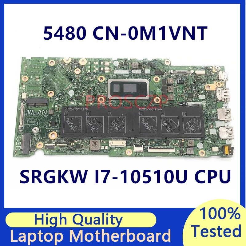 CN-0M1VNT 0 m1vnt m1vnt mainboard für dell 17859 mit srgkw I7-10510U cpu-1 laptop motherboard voll getestet funktioniert gut