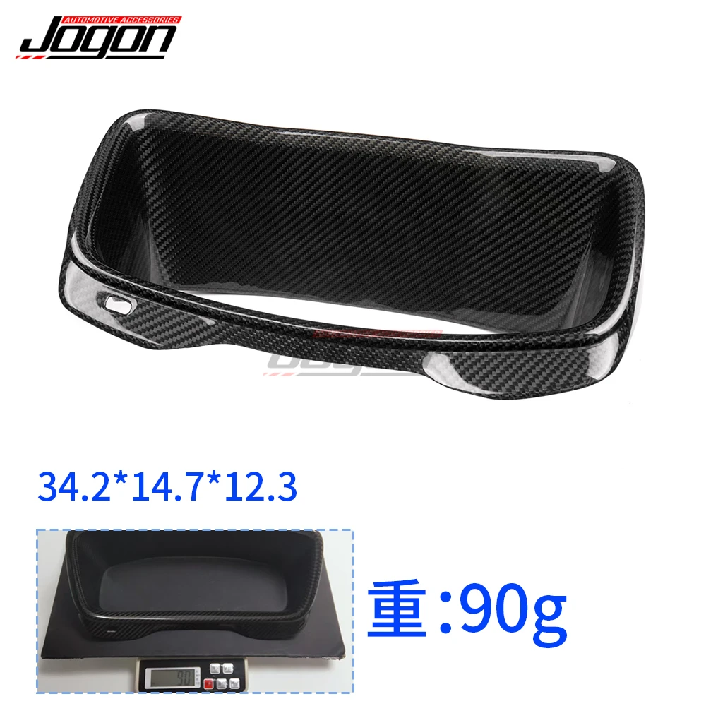 DRY Carbon Fiber Car Interior Center Control Instrument Speed Panel Cover Trim Accessories For Toyota GR Corolla 2023 2024 2025