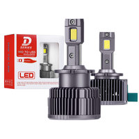 DAWNKNIGHT D1S D2S D3S LED Headlights Replacement Original HID 55W D1S D4S D5S D8S LED Plug and Play 6500K 12V