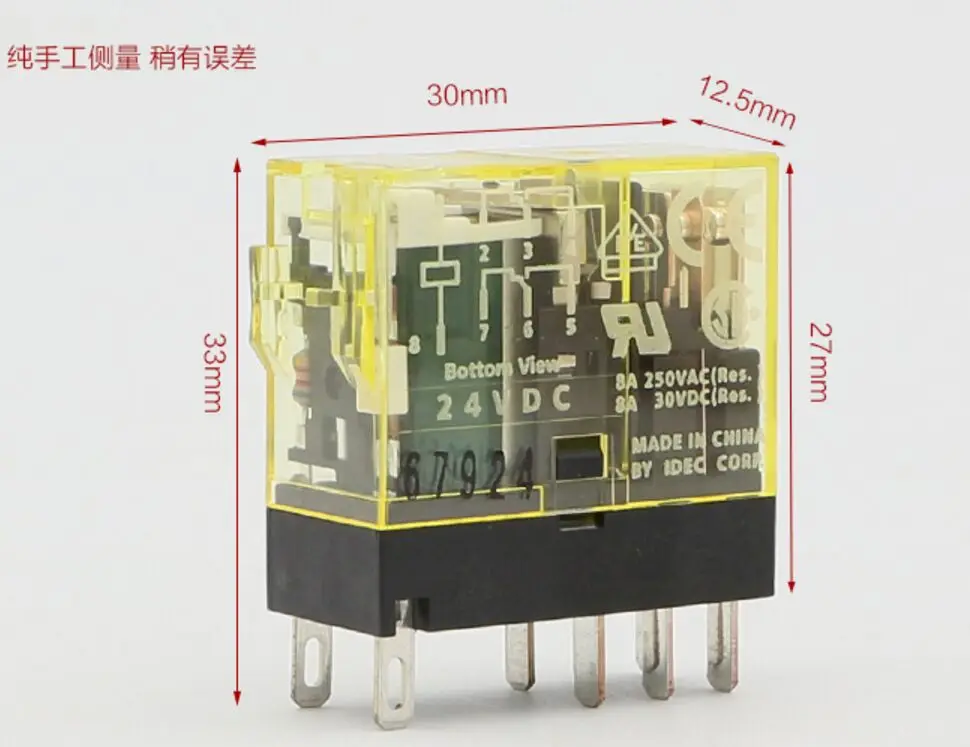 Neues Original RJ2S-CL-D24 RJ25 Mini-Zwischenrelais RJ2S RJ1S-CL-D24 A220 DC24V AC220V RJ1S