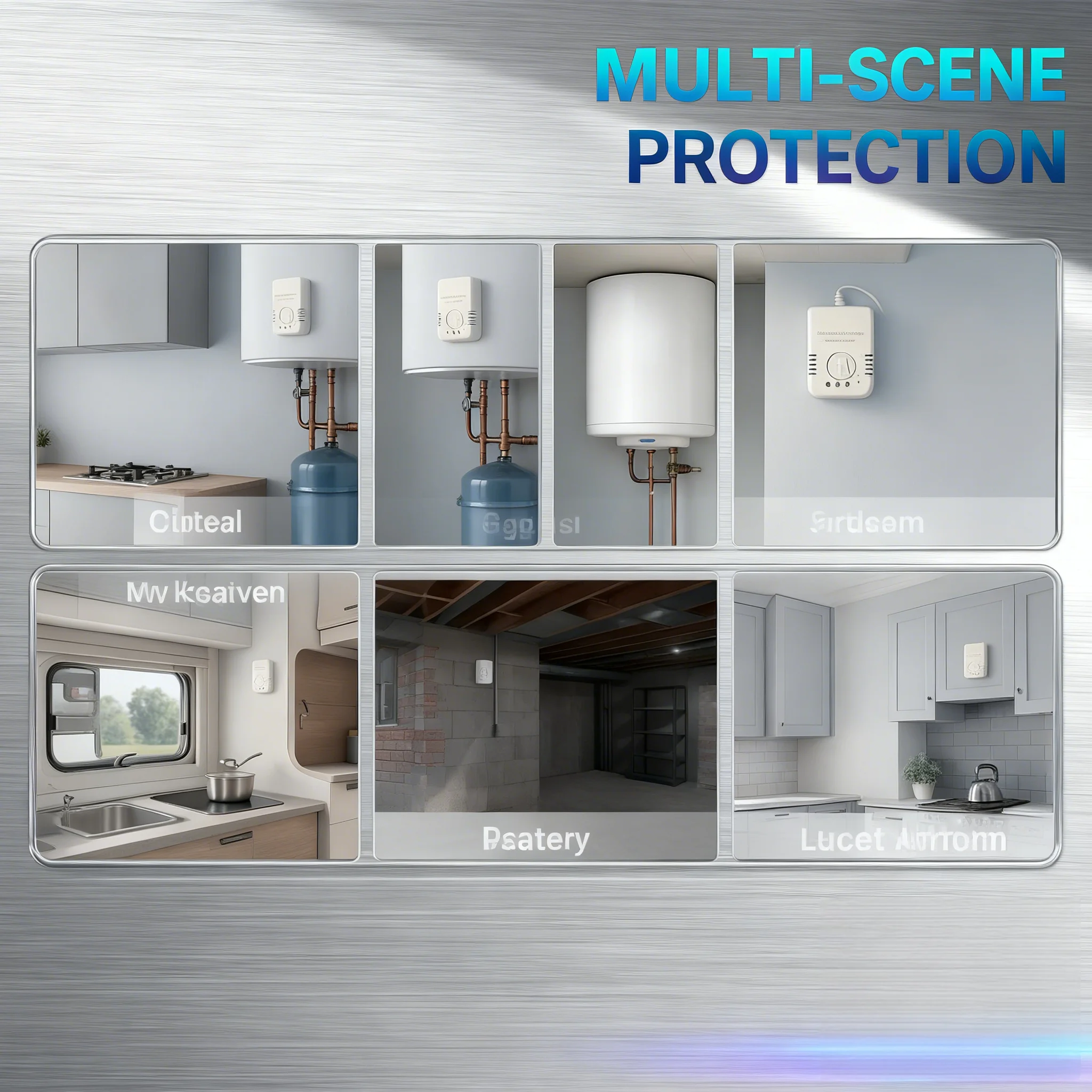 

≤10% LEL Мультигазовая сигнализация и отключение питания, 85 дБ, 220 В/380 В, простая установка на DIN-рейку для ПЛК/GSM/промышленной безопасности