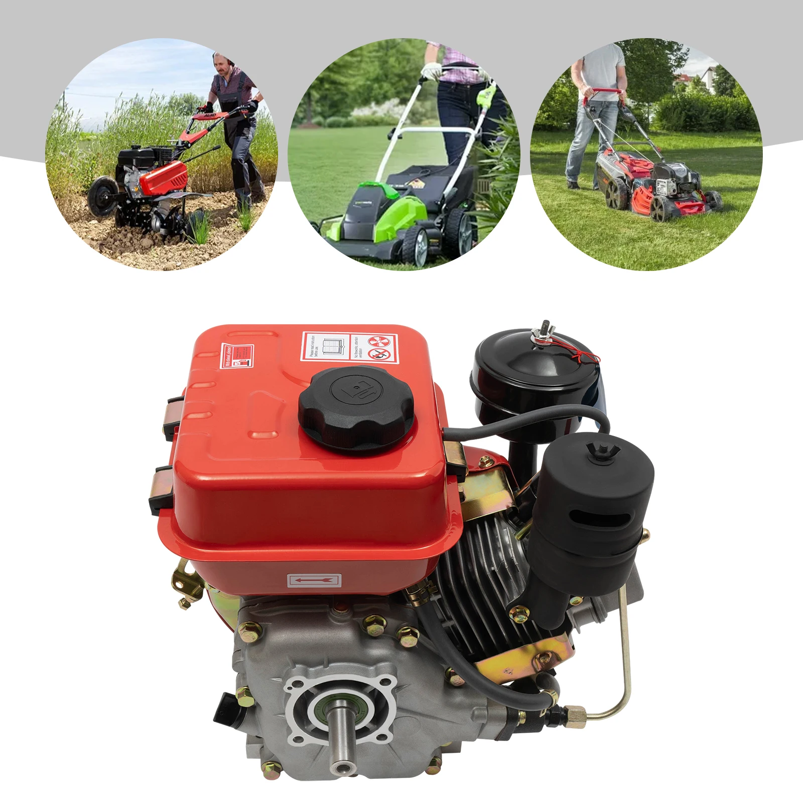 

Diesel Engine Single Cylinder 168F 4 Stroke 196cc 3HP Single Cylinder Air Cooled Diesel Engine for Farming Machinery Kart Bike