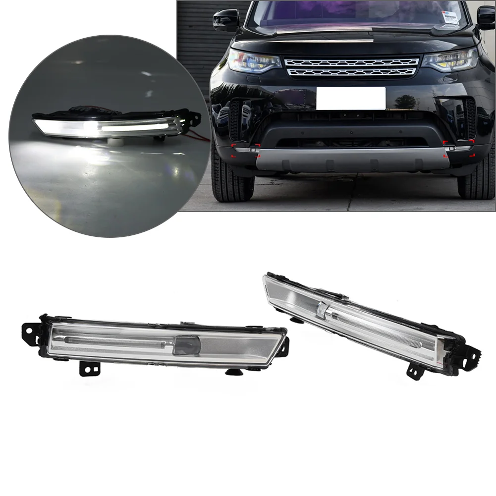 1Pcs Spot Light Front Bumper Fog Light Assembly For Land Rover Discovery 5 2017-2023 For Jaguar E-Pace F-Pace I-Pace LR082056
