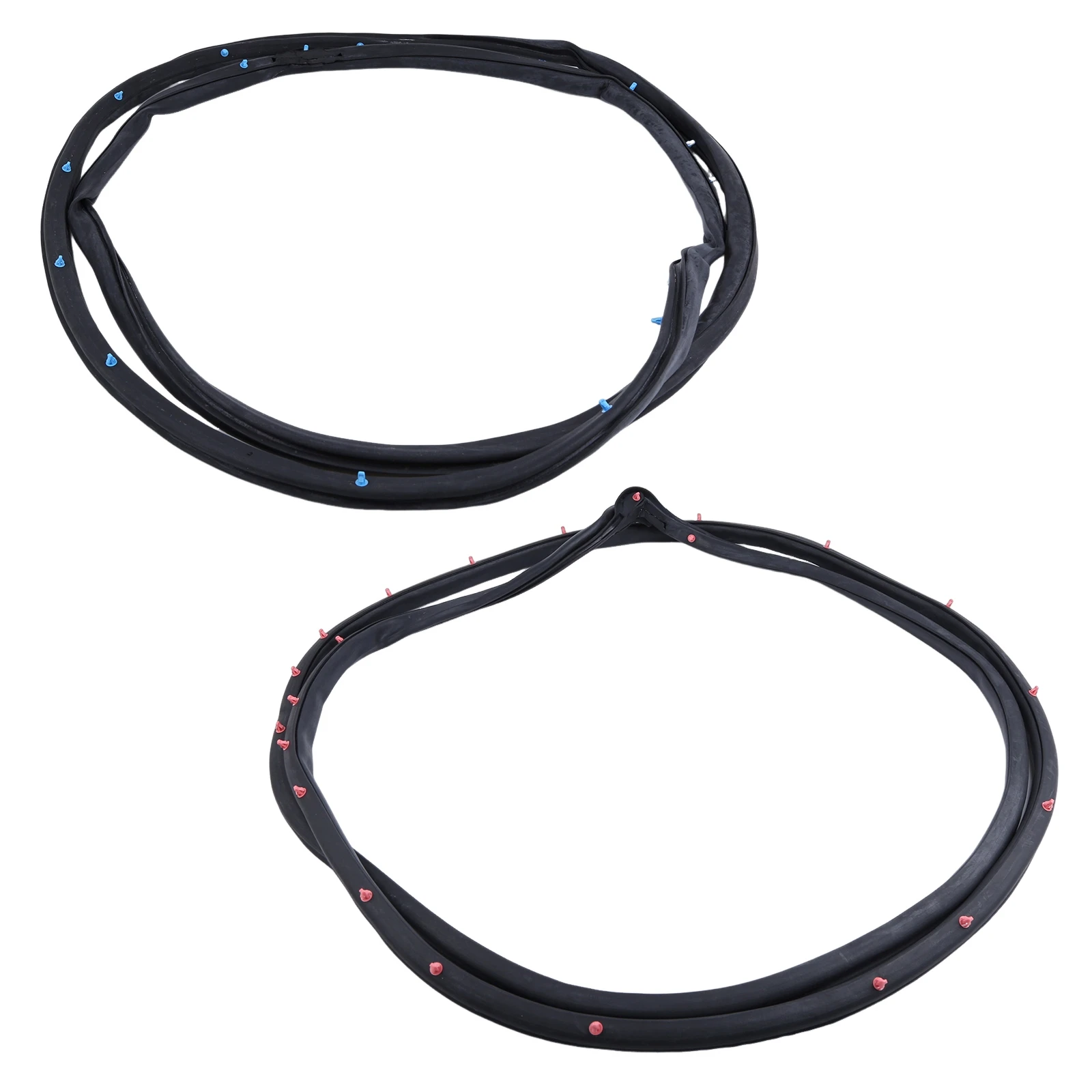 2Pcs Front Door Rubber Weather Seal Strip Front Left Right Door Weatherstrip for Acura RSX 2002-2006 OE Part 72350-S6M-003 72310-S6M-003