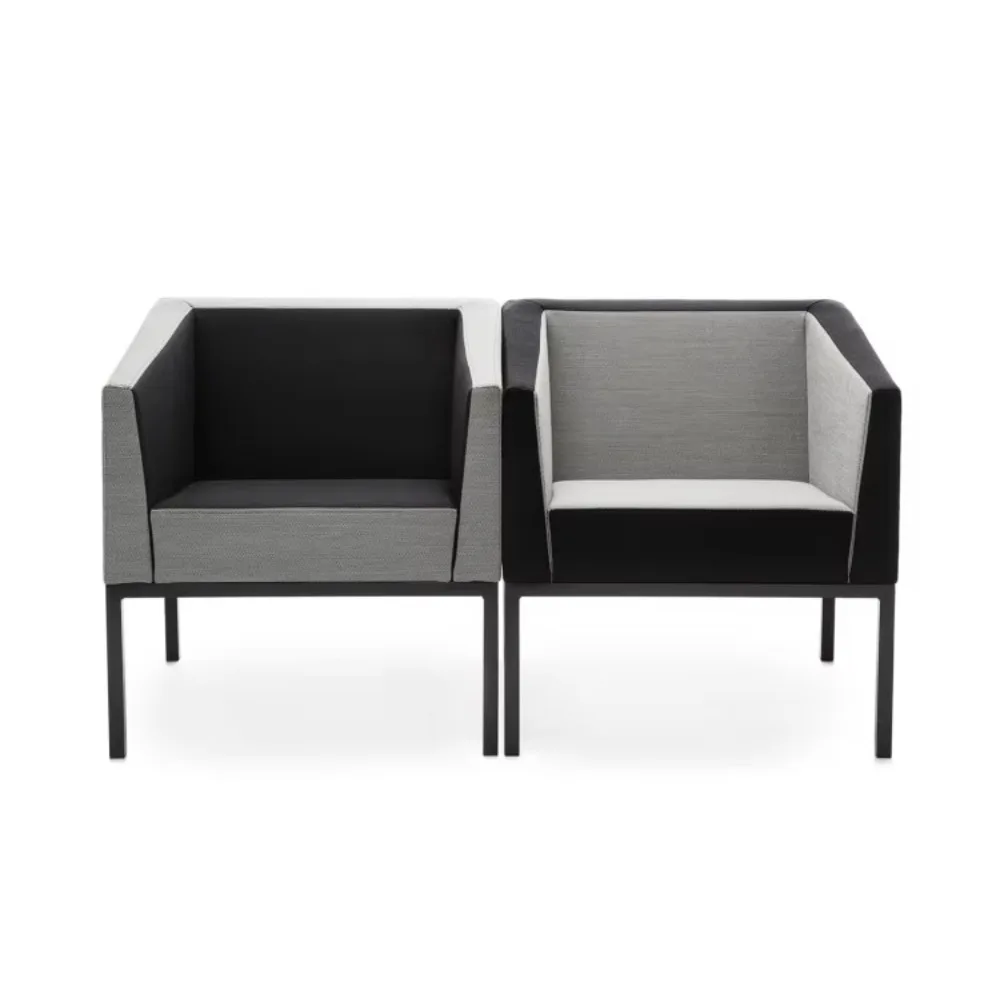 Modern Modular Leather Office Lounge Chair For Home Or Hotel Loose Furniture Sofa Set For Living Room Use