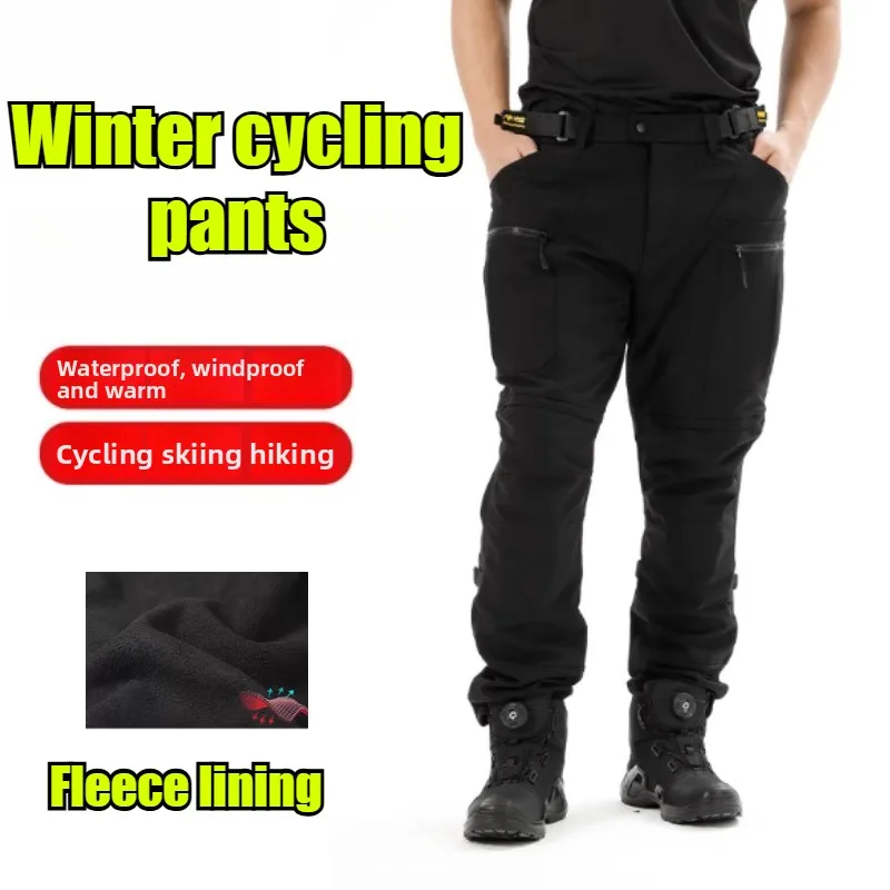 

Motorcycle riding clothing for men women autumn winter rally pants waterproof wear-resistant windproof warm spodnie motocyklowe