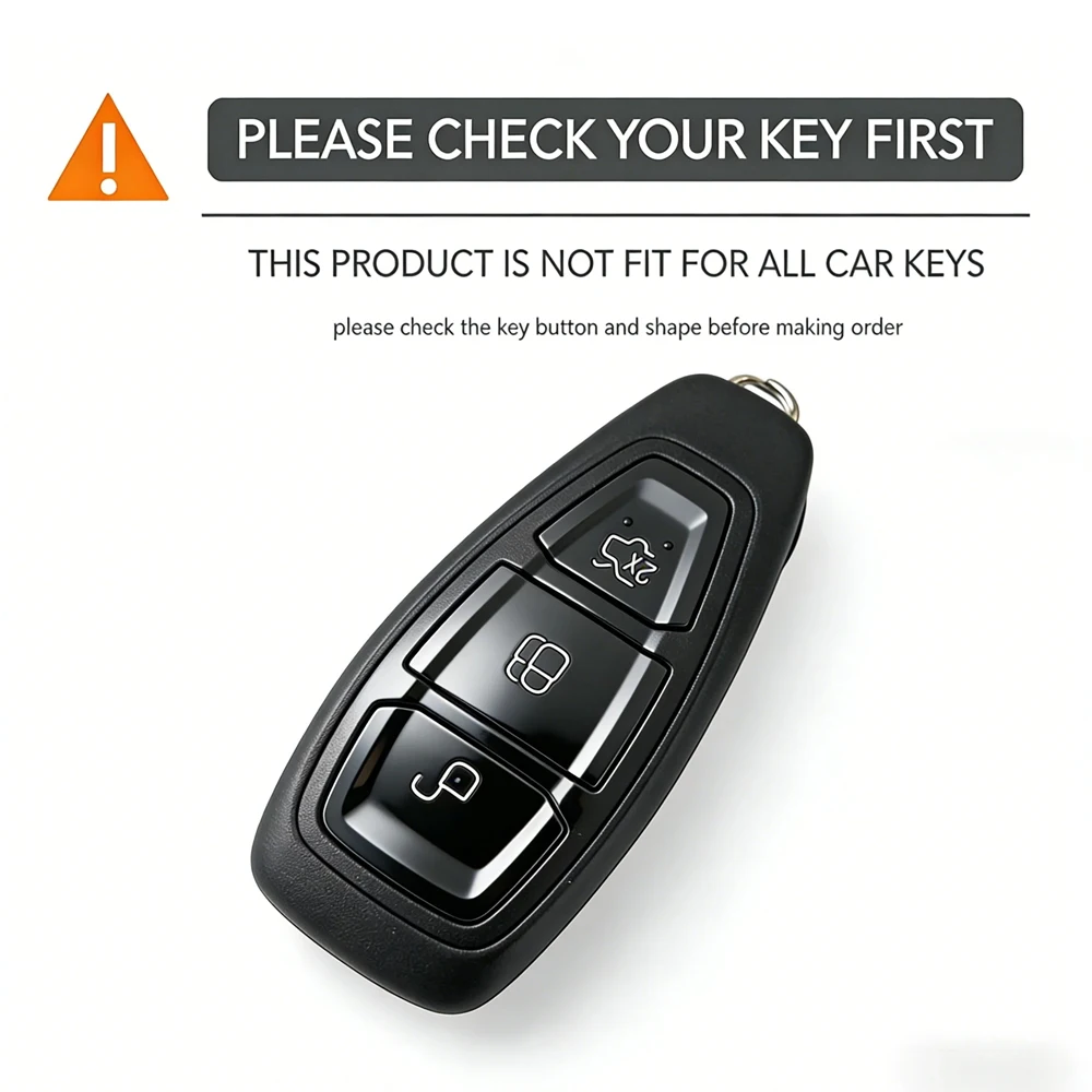 3 Buttons Silicone Car Key Case for Ford C-Max Mondeo Kuga Fiesta Titanium Ford Focus 3 4 ST MK3 MK4 Fob Cover Bag Accessories view 5