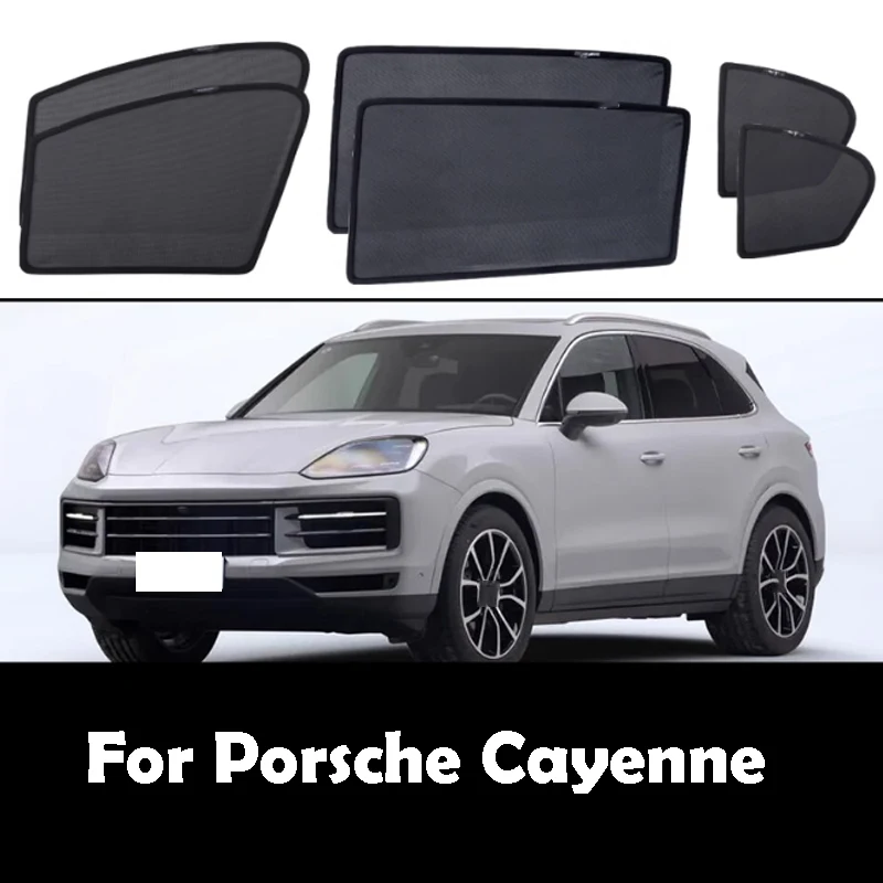 

Car Window SunShade Shield Front Windshield Rear Window for Porsche Cayenne 2019-2025