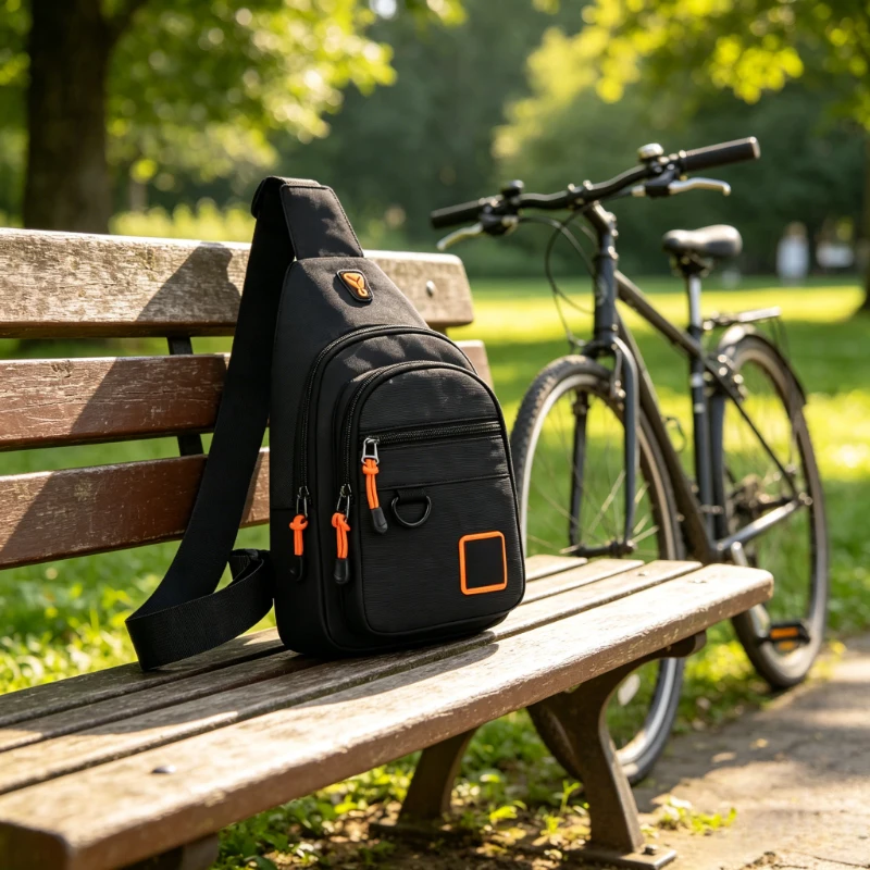 

Men's Casual Waterproof Chest Bag Outdoor Hiking Cycling Crossbody Shoulder Bag Portable Travel Sports Backpack