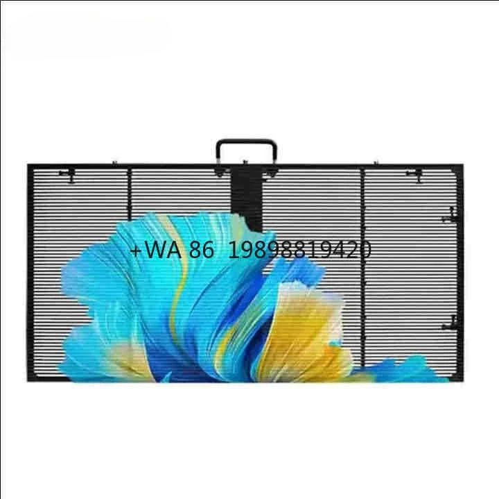 

Shenzhen Best Price Yake High Brightness Glass Window Transparent Flexible Led Display P3.91 Film Transparent Led Display