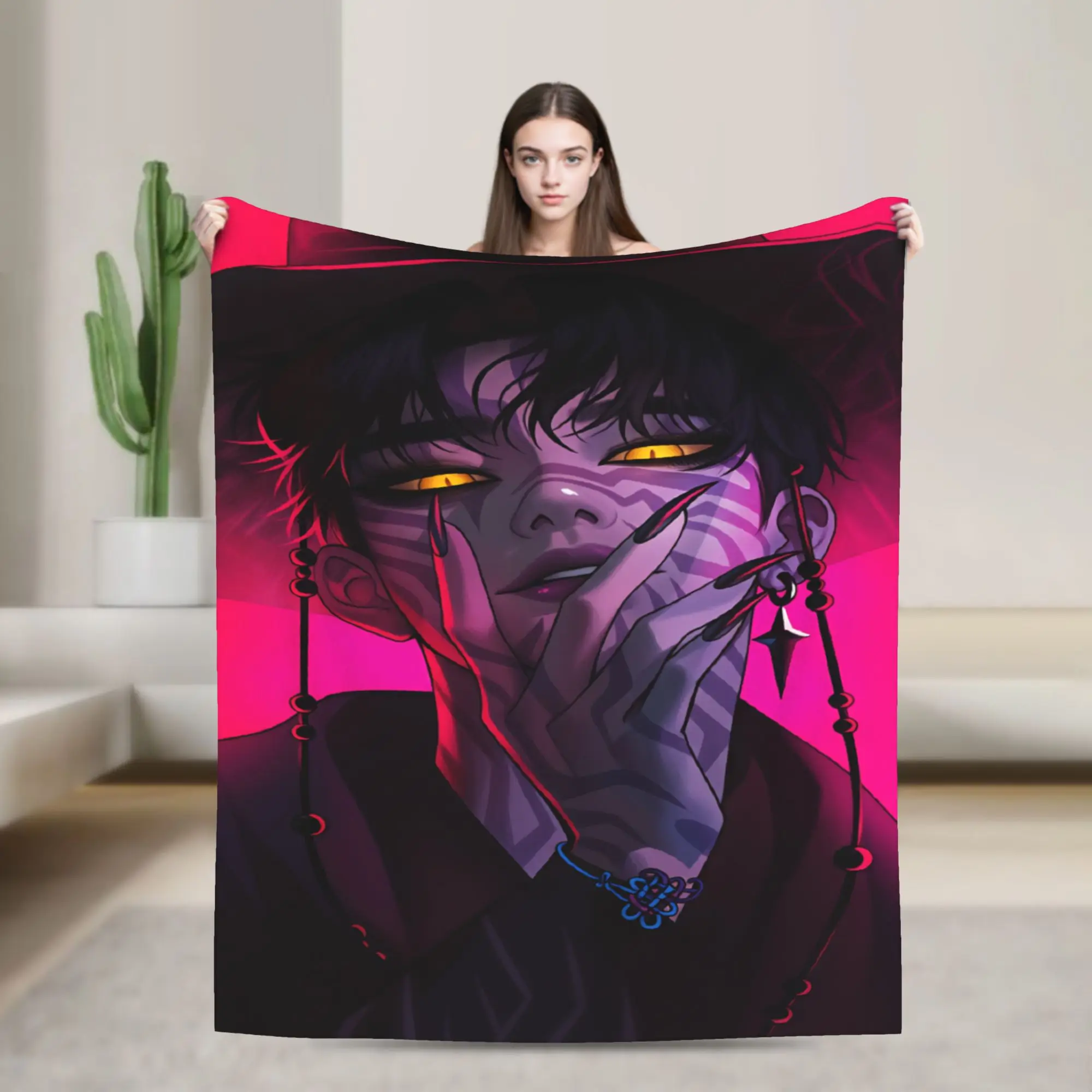 K-Pop Demon Hunters  Warm Soft Blanket  Picnic Plush Bedding Throws Comfortable Home Decor Flannel Bedspread Sofa Bed Cover