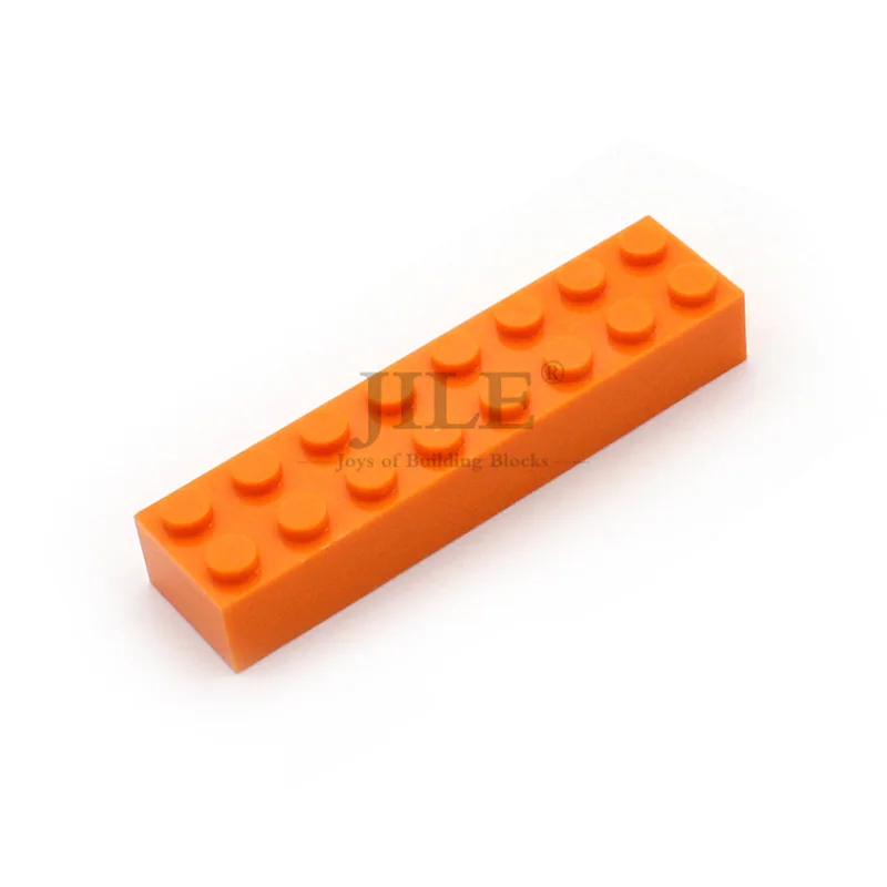 40 stks Moc Bouwsteen Dikke Baksteen 2x8 3007 DIY Creatieve Enlighten Basics Klassieke Sets Compatibel Assembleert Deeltjes speelgoed - afbeelding 1
