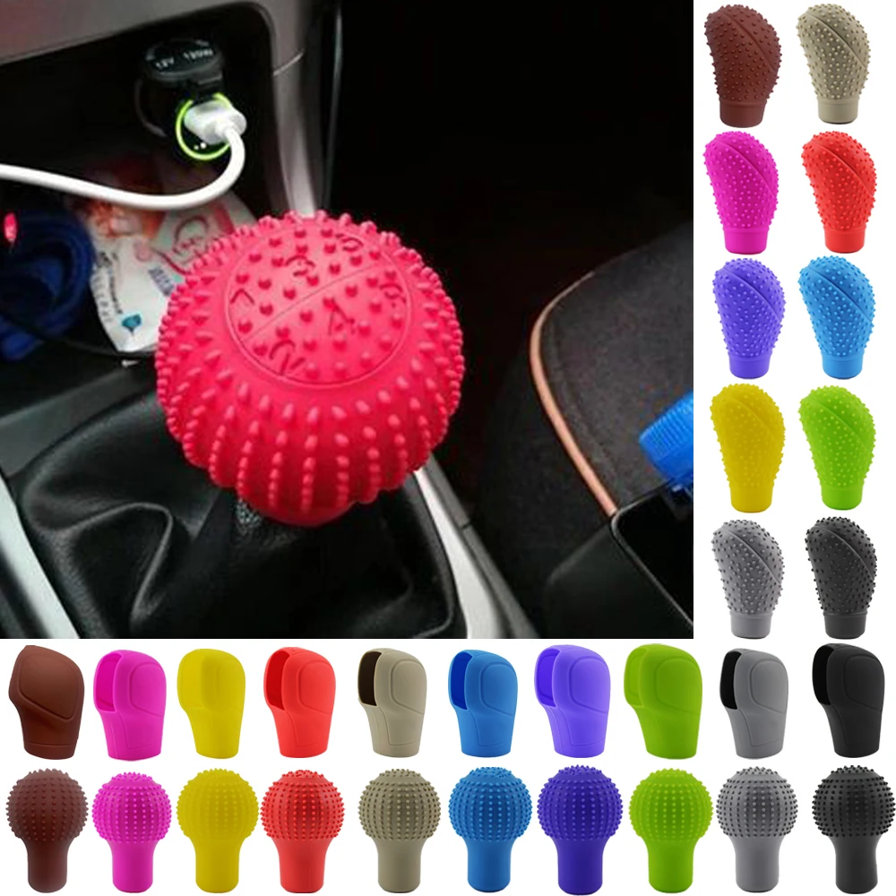 Gear Shift Nonslip Grip Handle Case For GREELY Emgrand EC7 LC X7 GX7 EX7 Silicone Gear Shift Knob Cover Car Interior Accessories