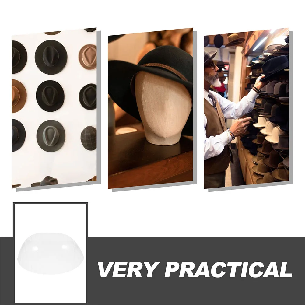 100Pcs Sturdy Plastic Hat Insert Baseball Cap Inner Support Hat Shaper Holder Cap Storage Organizer Hats Inserts