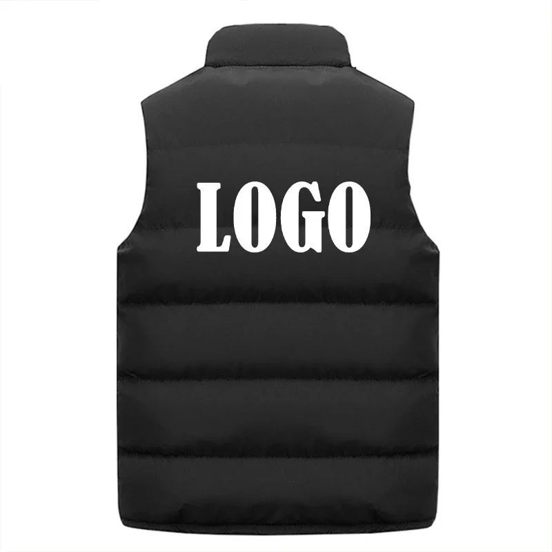Customized Mens Vest Jacket Warm Sleeveless Jackets Winter Zipper Coat Autumn Stand-up Collar Casual Waistcoat Brand Clothing 15 S9e6077cfd7544147a61d1d8ca52f0e71B