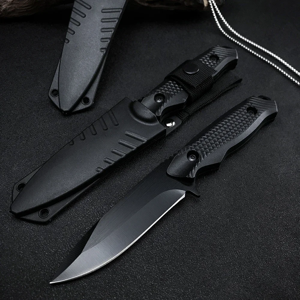 1 Stück Multifunktionales Outdoor-Messer mit feststehender Klinge für Camping, Dschungelklettern, Wandern, Angeln, Gerade Messer, EDC-Multitools, Geschenke – Detail 5