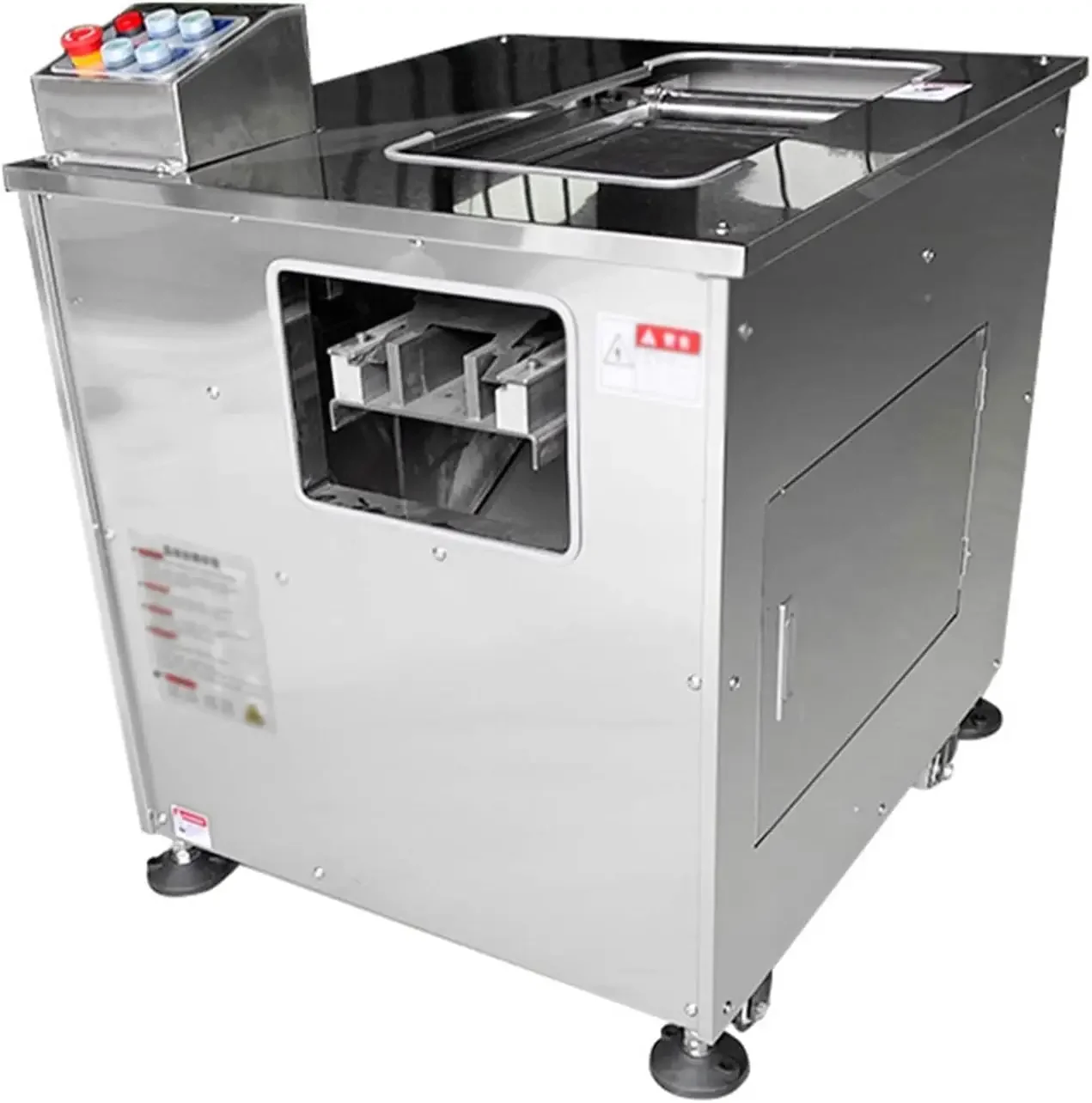 for Commercial Stainless Steel Black Carp Slicing Equipment Salmon Beef Jerky Pork Slicing Automatic Fish Slicing Machine